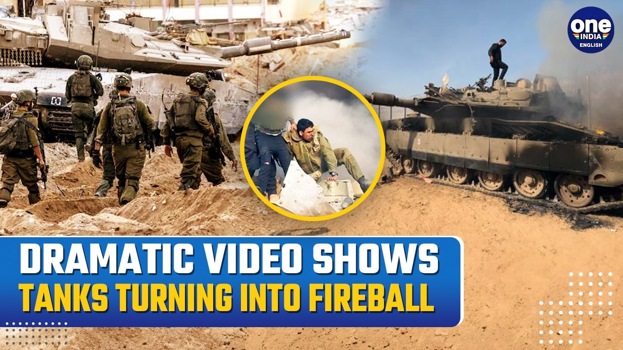 Watch: Al-Qassam 'Traps & Blows Up' Israeli Soldiers, detonates Israeli tanks In Gaza's Tal Al-Hawa