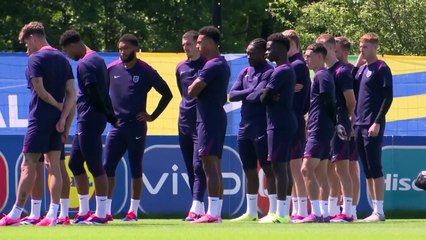 Dernier entraînement pour les Three Lions avant la finale !