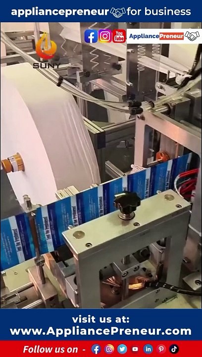 Single Piece Wet Tissue Packaging Machinery in South Africa #wettissuemachineEngineered to perfection, our state-of-the-art machinery ensures the efficient production of individually wrapped wet tissue papers, offe