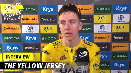Post-race interview Pogacar - Stage 14 - Tour de France 2024