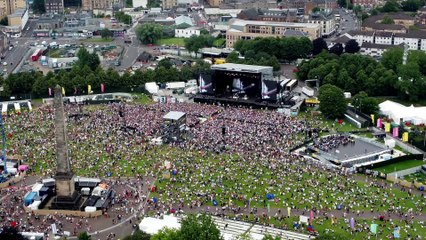 TRNSMT Festival 2024 from the air