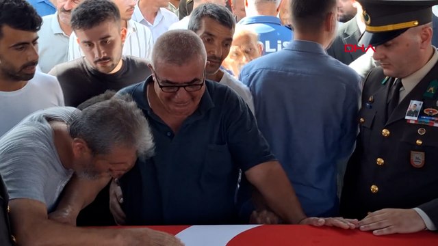 Şehit Astsubay Kıdemli Çavuş Bahadır Rıdvan Talay son yolculuğuna uğurlandı