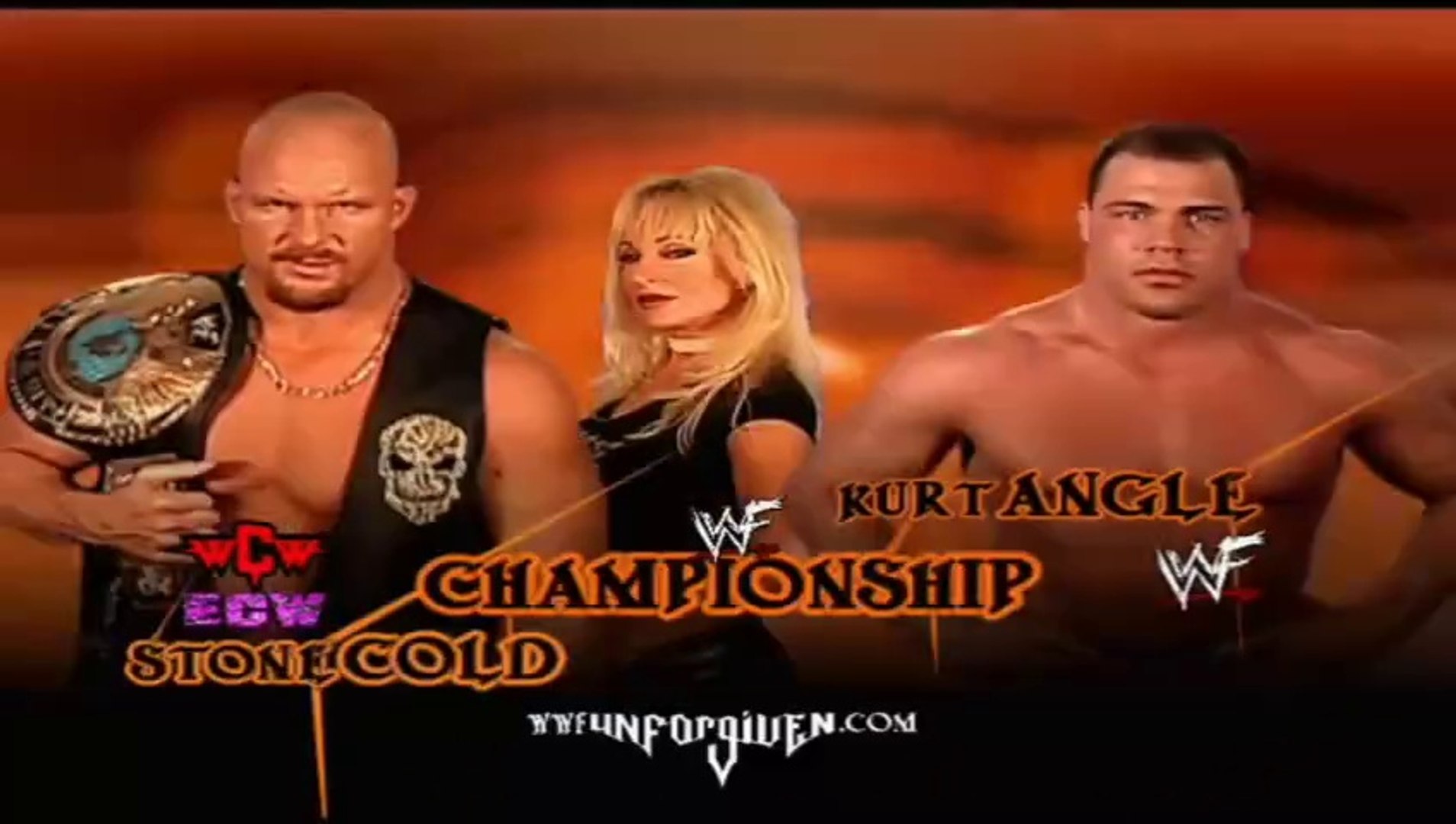 WWF Unforgiven 2001 - Kurt Angle vs Stone Cold Steve Austin (WWF
