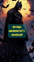 Batman Unknown Facts Revealed!