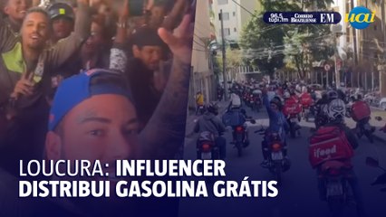 Conheça o influencer que distribuiu gasolina grátis em BH