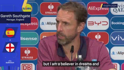 ‘I don’t believe in fairy tales’ - Southgate says England have to make it happen