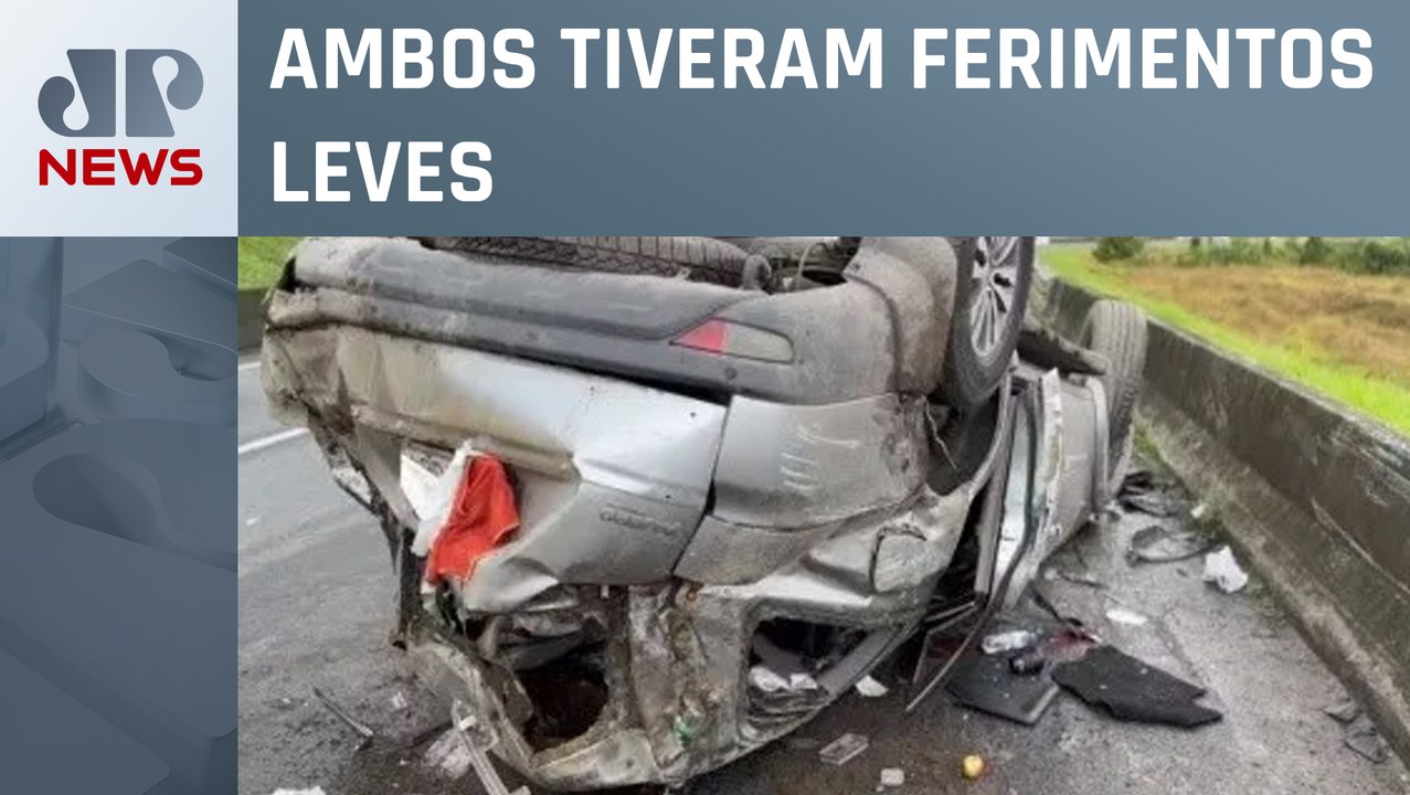 Dunga e esposa sofrem acidente de carro no Paraná