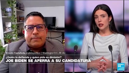 Ernesto Castañeda: "parece que gran parte del electorado quiere que Biden siga como candidato"