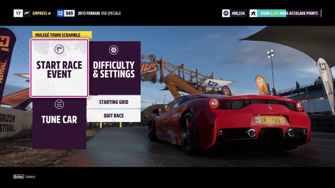 Ferrari 458 Speciale - Forza Horizon 5 Racing