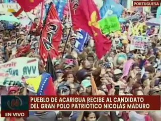 Pueblo del edo. Portuguesa se desborda por amor y alegría en respaldo del candidato Nicolás Maduro