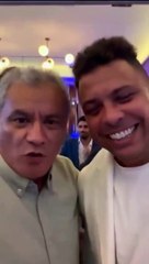 Etcheverry y Ronaldo Nazario