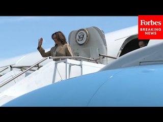 JUST IN: VP Kamala Harris Arrives In Philadelphia, Pennsylvania Ahead Of Presidential Town Hall