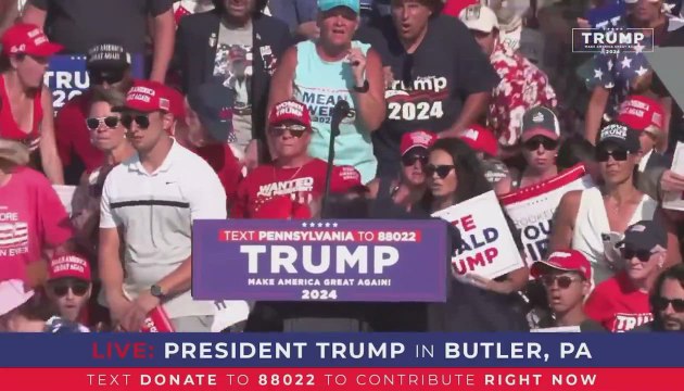 Watch: Donald Trump shot and bleeding at rally, Secret Service agents rush him away