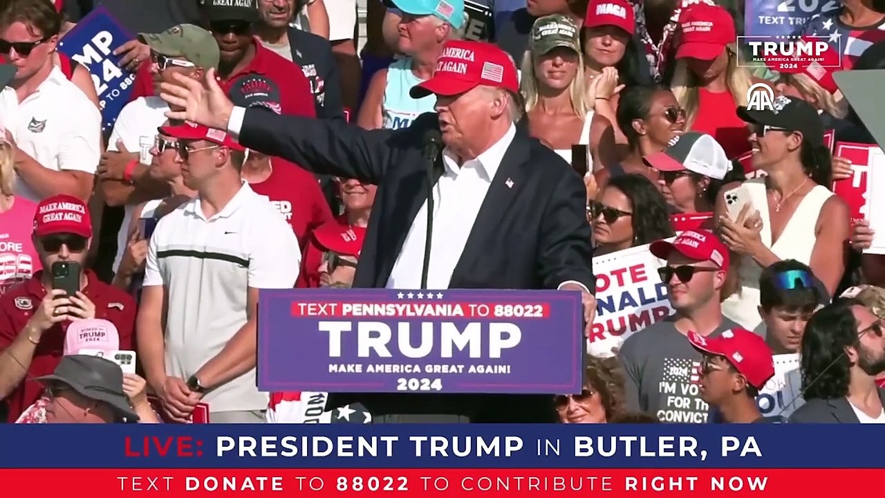 ABD Başkan adayı Donald Trump'a suikast girişimi! Trump yaralandı