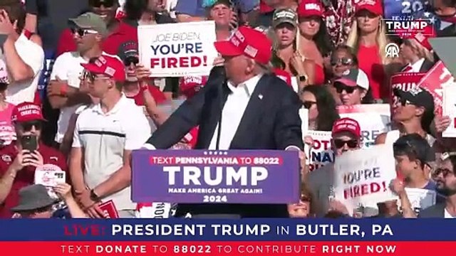 Trump'a mitingde silahlı saldırı düzenlendi