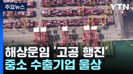글로벌 해상운임 '고공 행진'에 수출기업 '울상' / YTN