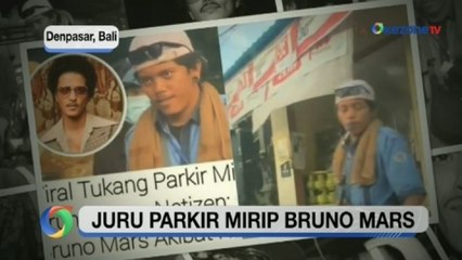 Viral! Juru Parkir di Denpasar Mirip Penyanyi Terkenal Bruno Mars