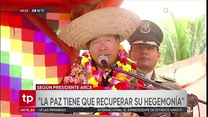 Arce Catacora dice que trabaja para que La Paz sea la primera economía del país