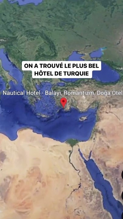 Un hôtel magnifique face à la mer en Turquie 