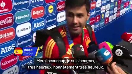 Rodri : “Luis de la Fuente a formé cette génération, ce n’est pas une coïncidence de gagner”