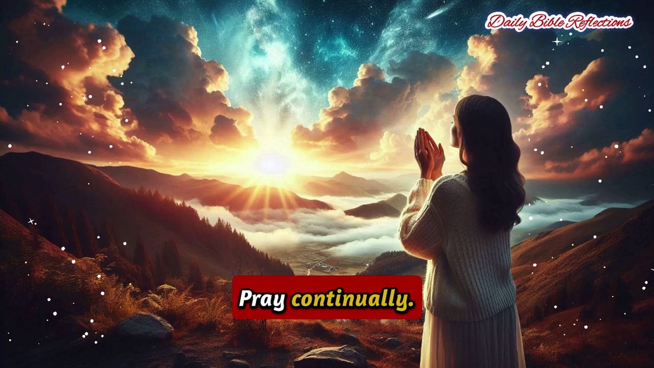 Rejoice, Pray, Give Thanks: A Reflection with 1 Thessalonians 5:16-18