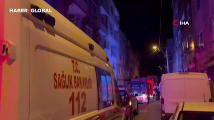 Bursa'da alevli gece: Yanan mobilya döşemecisi binadakileri korkuttu