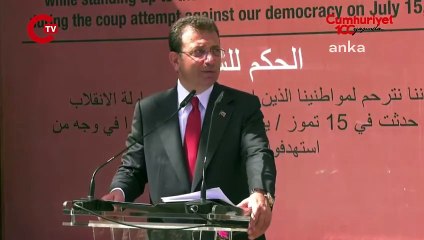 İstanbul Büyükşehir Belediye Başkanı Ekrem İmamoğlu: Darbecilerin önünü açanlar hesap vermedi