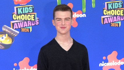 Iain Armitage 2024 Kids' Choice Awards Orange Carpet