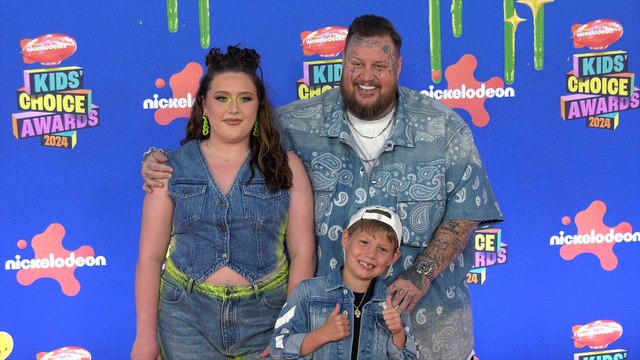 Jelly Roll 2024 Kids' Choice Awards Orange Carpet
