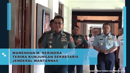 WAMENHAN TERIMA KUNJUNGAN SEKJEN WANTANNAS