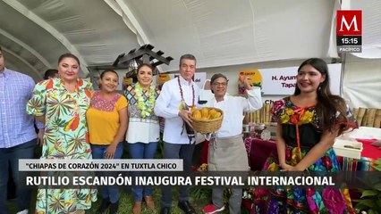 Rutilio Escandón inaugura la feria 'Chiapas de Corazón 2024'