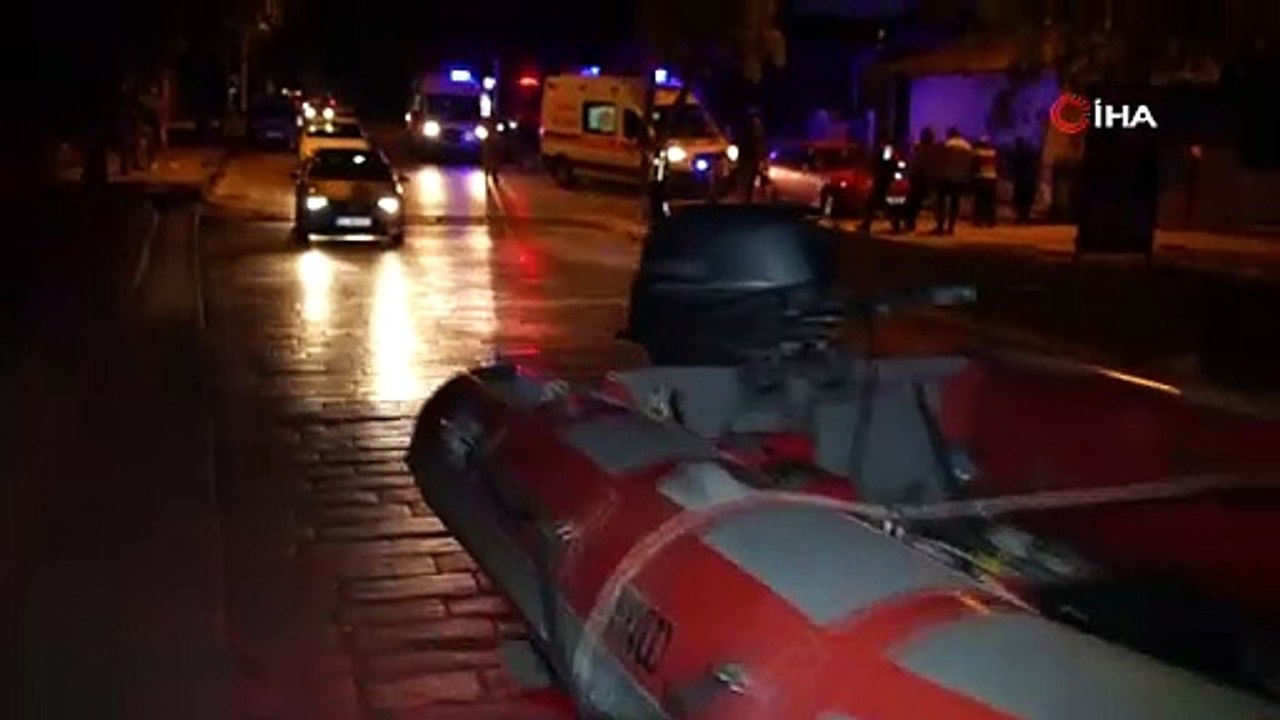 Meriç Nehri'nde can pazarı/ Tekne alabora oldu