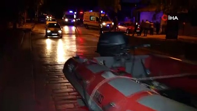 Meriç Nehri'nde can pazarı/ Tekne alabora oldu