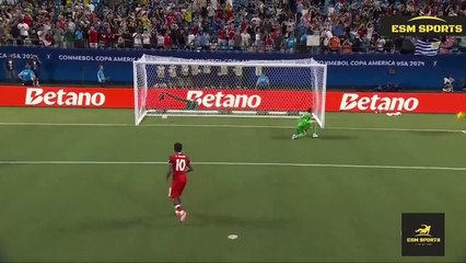 Penalty shootout Uruguay vs Canada 4-3 Highlights COPA America July 13,2024