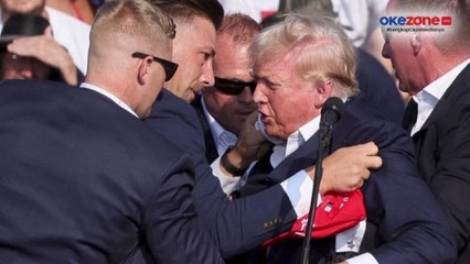 Detik-Detik Donald Trump Ditembak saat Kampanye Pilpres AS