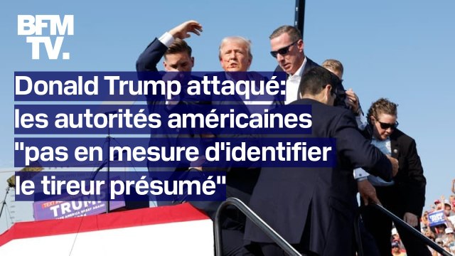 Tireur présumé, tentative d'assassinat... le point presse des autorités américaines après l'attaque contre Donald Trump en plein meeting
