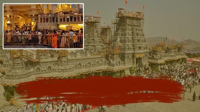 Yadadri Sri Lakshmi Narasimha Swamy Temple.. స్వామివారి దర్శనంలో కిక్కిరిసిన జనం..| Oneindia Telugu