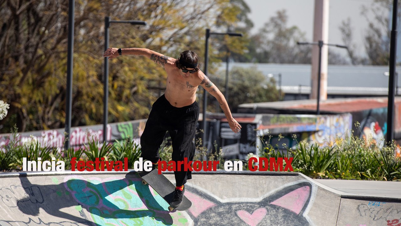Festival de parkour en CDMX