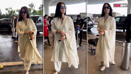 Katrina Kaif Pregnant: सफेद सूट में सादगी से जीता दिल, Baby Bump छिपाती दिखी Actress | FilmiBeat