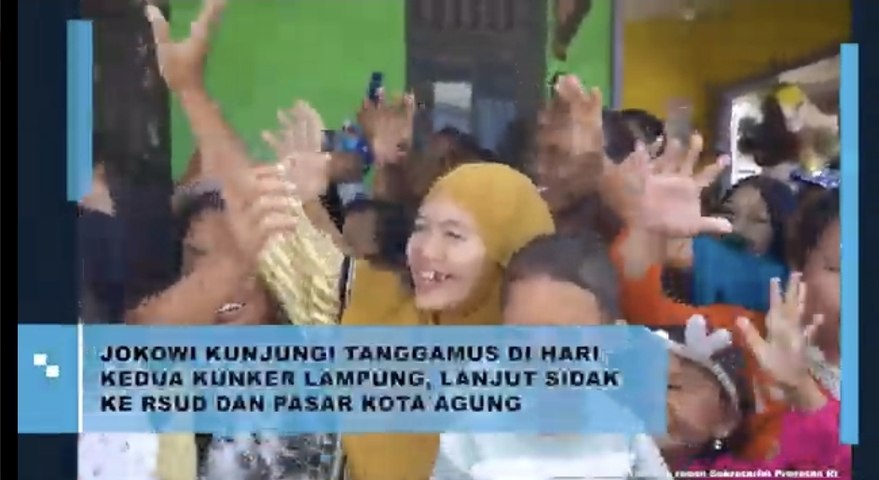 Jokowi Kunjungi Tanggamus di Hari Kedua Kunker Lampung, Lanjut Sidak ke RSUD dan Pasar Kota Agung