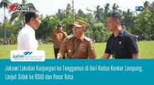 Jokowi Lakukan Kunjungan ke Tanggamus di Hari Kedua Kunker Lampung, Lanjut Sidak ke RSUD dan Pasar Kota