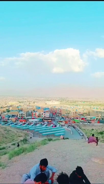 Beautiful view of Quetta from Jabal e Noir