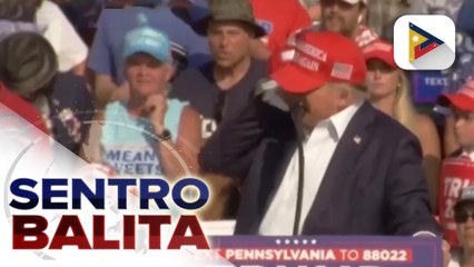 U.S. ex-Pres. Donald Trump, nahagingan ng bala sa kanang tenga nang may mamaril sa kanyang...