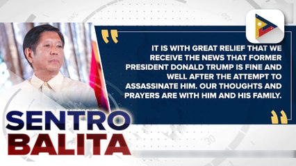 PBBM, naghatid ng pag-alala at panalangin para kay dating U.S. Pres. Donald Trump matapos...