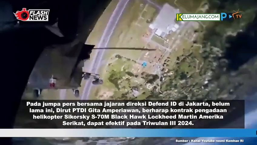 PTDI Berharap Pengadaan Helikopter Sikorsky S-70M Black Hwak Bisa Masuk di Triwulan ke Tiga 2024