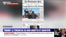 Les unes de la presse américaine consacrées à l'attaque contre Donald Trump