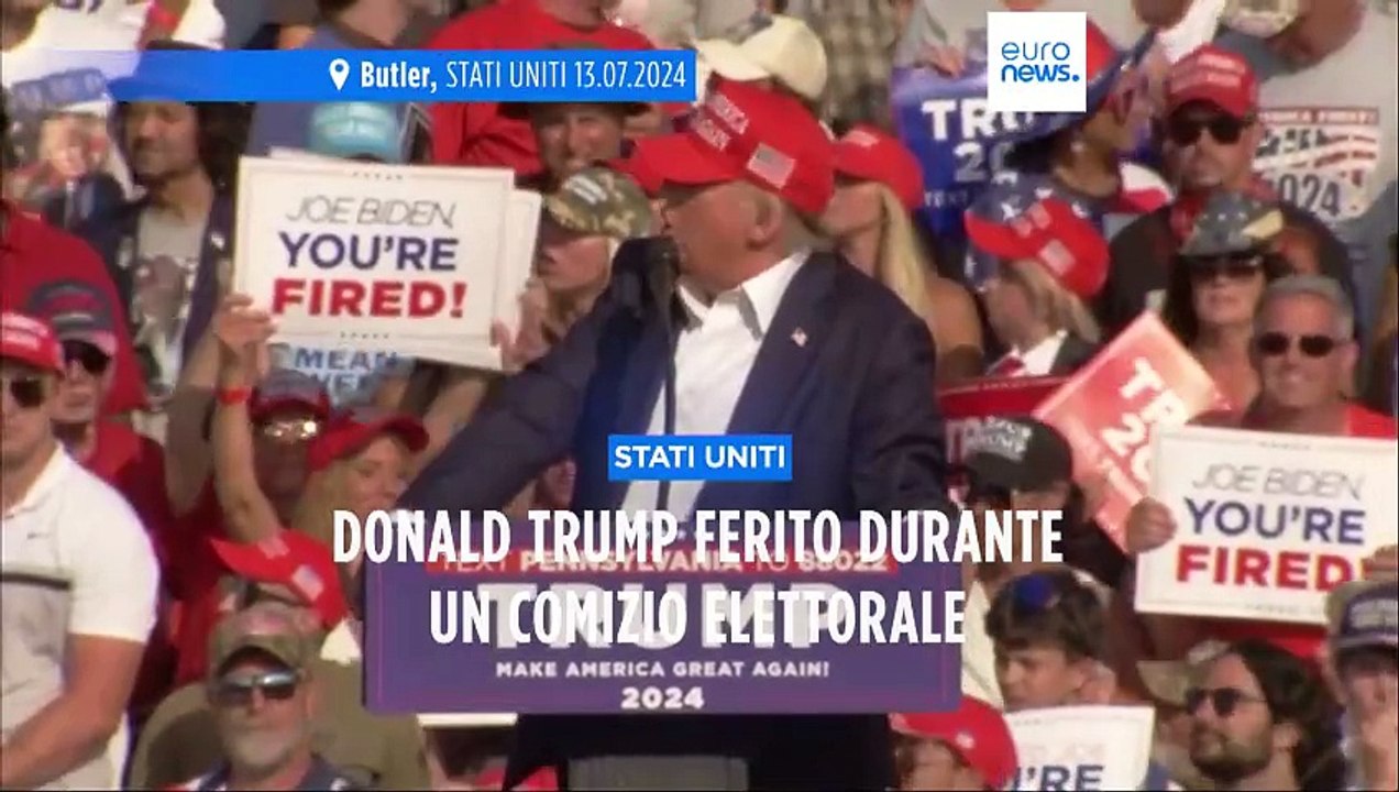 Stati Uniti: Donald Trump ferito durante un attentato in Pennsylvania