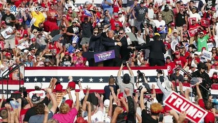 Así ha sido la evacuación de Donald Trump tras ser disparado en un mitin