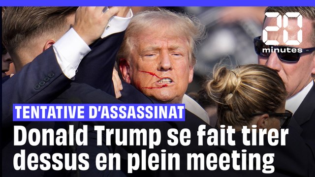 Donald Trump ciblé par des tirs en plein meeting