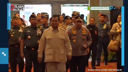 Prabowo Beri Pembekalan Calon 960 Perwira Remaja TNI-POLRI 2024
